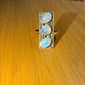 Sterling Silver Moonstone Ring